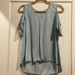 Emma and Olivia Short Sleeve Blouse (M)
